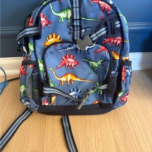 Pottery Barn Kids Dinosaur Backpack - Blue and Multicolor